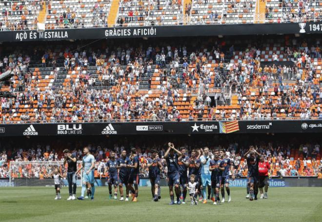 El Valencia CF celebra su temporada.