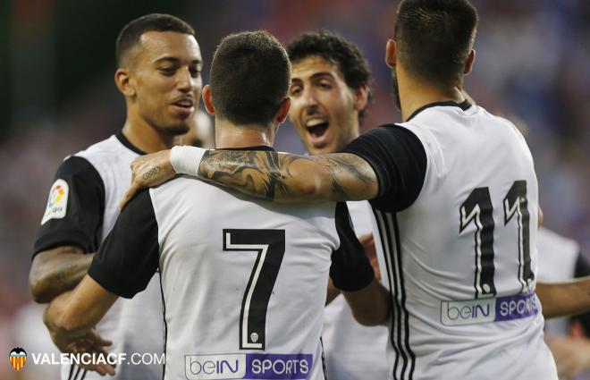 Nando marcó el primer gol (Foto: Valencia CF).