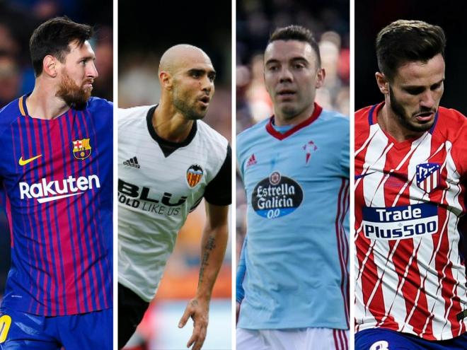 Jugadores nominados a mejor jugador de la primera vuelta.