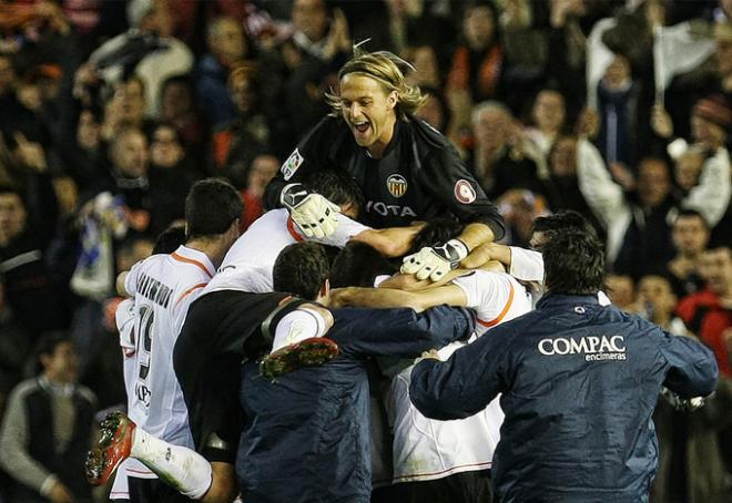 Hildebrand ganó una Copa del Rey (Foto: Valencia CF).