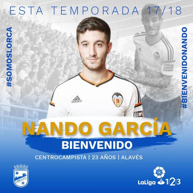 Nando, nuevo jugador del Lorca.