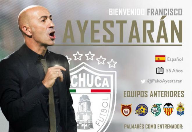 Pako Ayestarán vuelve a México.