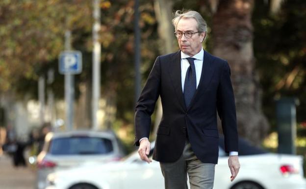 Vicente Soriano llegando al juzgado esta mañana (Foto: EFE)