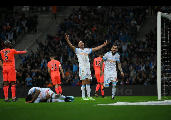 Abdennour, con la camiseta del OM.