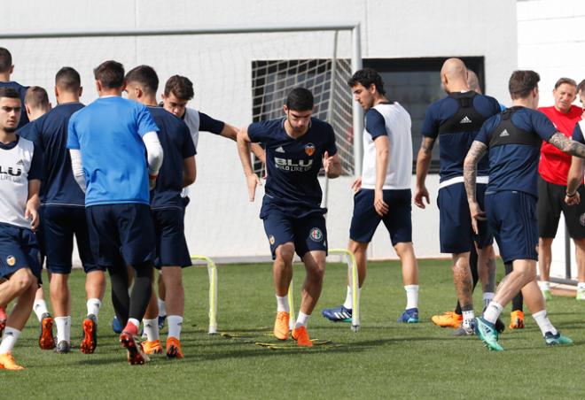 Entrenamiento del sábado en Paterna (Foto: Alberto Iranzo).