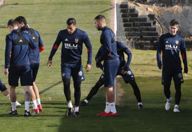 Murillo en un entrenamiento.