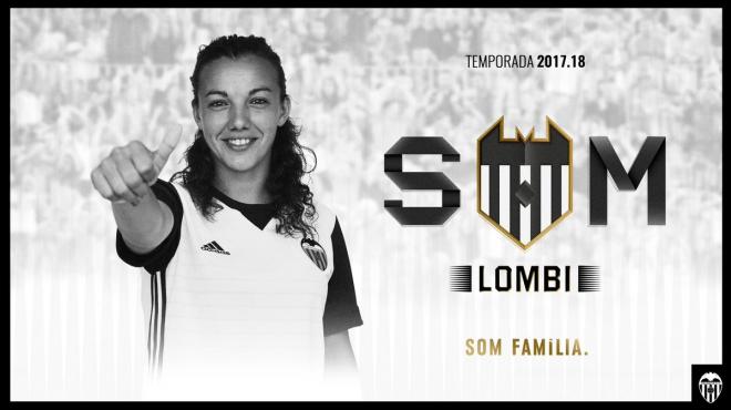 Anair Lomba Alvárez, más conocida como Lombi (Foto: Valencia CF).