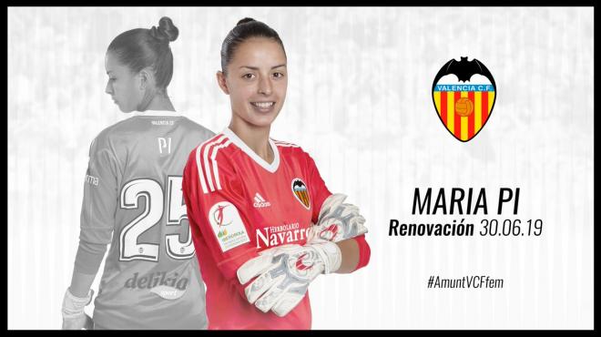 María Pi, portera del Valencia CF Femenino.
