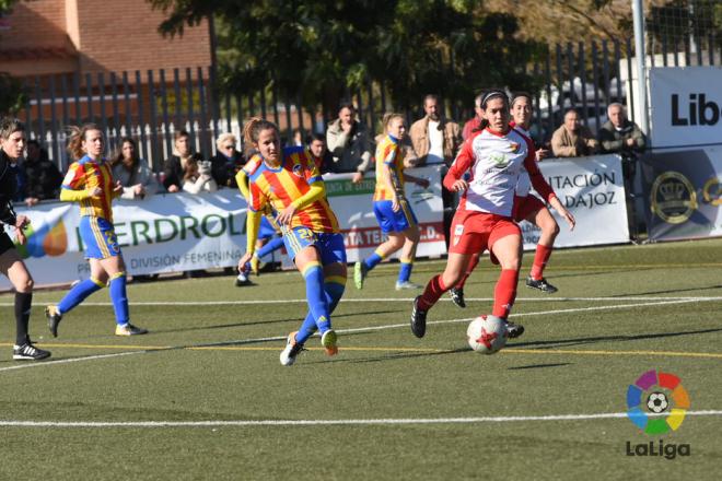 El Valencia Femenino empató contra el Santa Teresa (Foto: LaLiga).