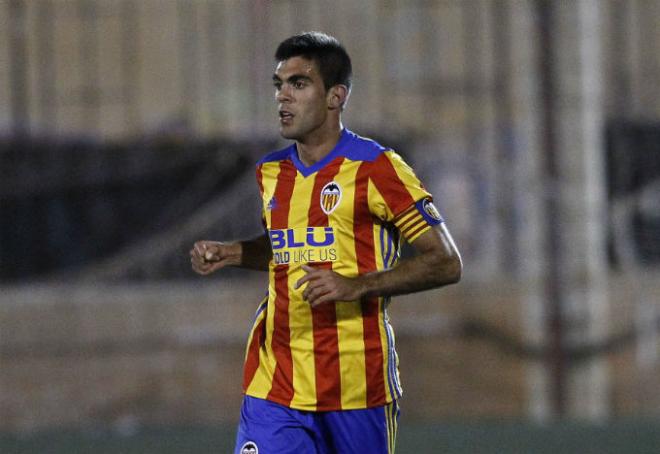Salva Ruiz fue capitán y jugó 45 minutos. (Foto: Alberto Iranzo)