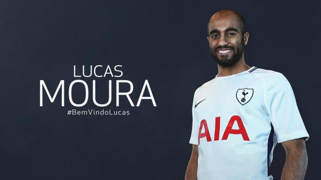 Lucas Moura ha fichado por el Tottenham.