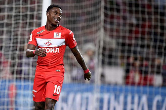 Quincy Promes, jugador del Spartak.