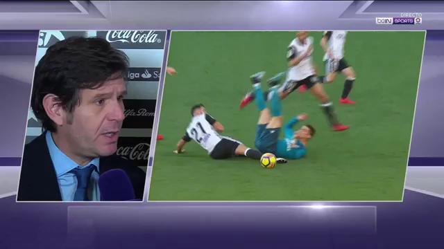 Mateo Alemany cree que el árbitro se tragó el penalti de Parejo.