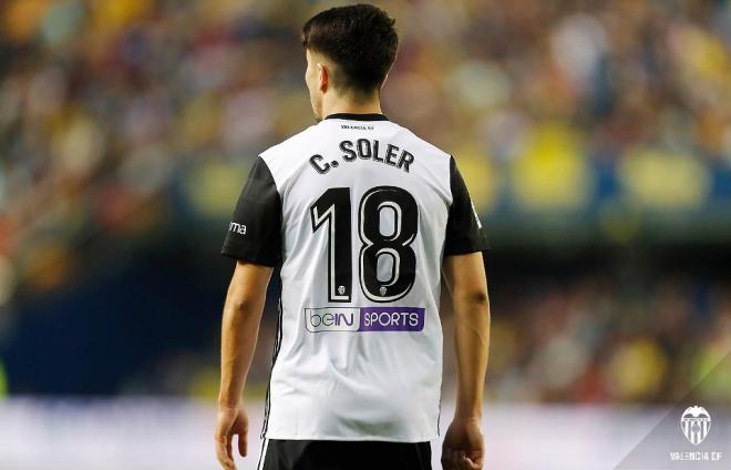 Carlos Soler, santo y seña del Valencia CF. (Foto: Valencia CF)
