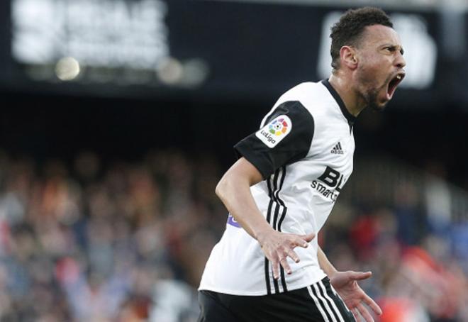 Coquelin durante el Valencia-Real Madrid (Foto: LaLiga).