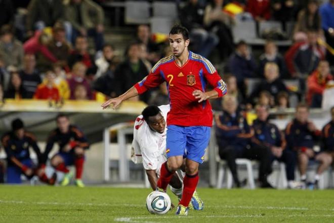 Un joven Montoya con La Roja. (Foto: FC Barcelona)