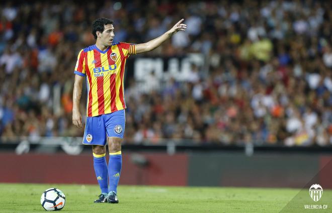 Dani Parejo será de nuevo hoy el líder del Valencia (Foto: Lázaro de la Peña / Valencia CF)