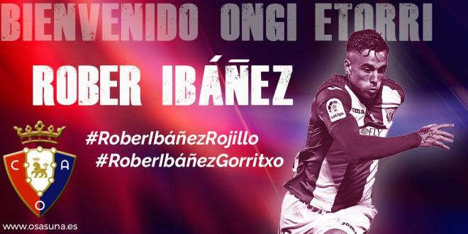 Rober Ibáñez ya es jugador del Getafe, aunque se va cedido a Osasuna.