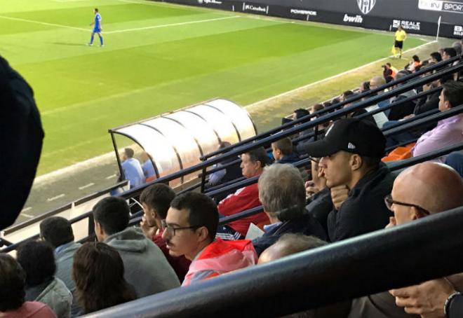 Rodrigo fue uno de los VIPS que estuvo viendo al Mestalla.