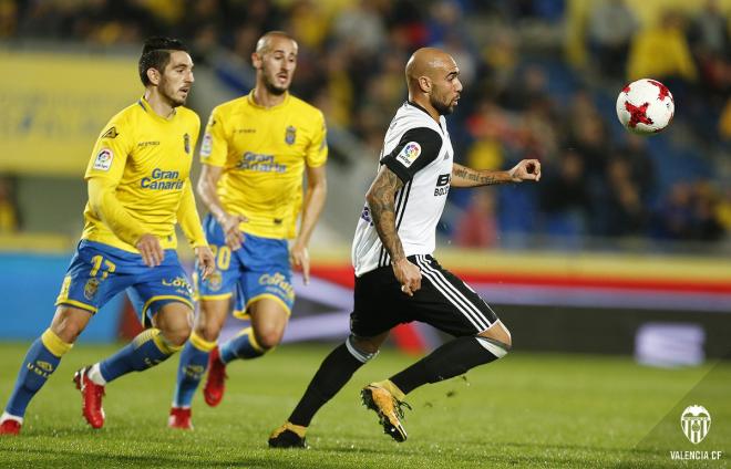 Zaza lleva sin marcar desde el 9 de diciembre. (Foto: Lázaro de la Peña / Valencia CF)