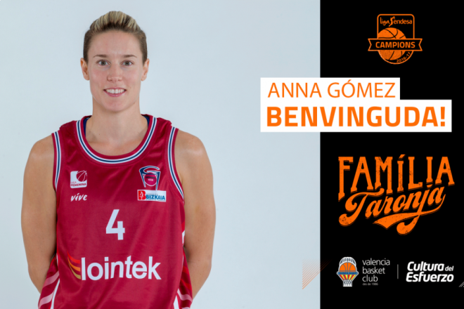 Anna Gómez, experiencia valenciana para el Valencia Basket.