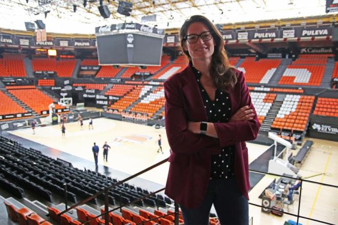 Anna Montañana en la Fonteta.