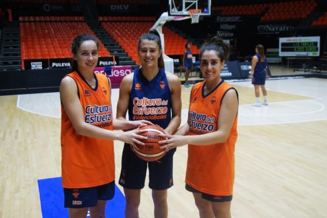 Sara Sáiz, Gala Tomás y Maribel Barzola