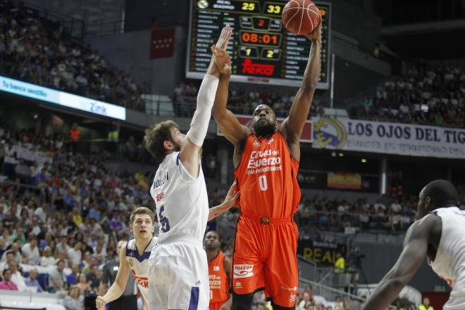 Will Thomas durante el segundo partido. (Foto: ACB)