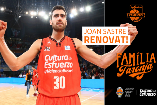 Sastre seguirá en Valencia Basket hasta 2021.