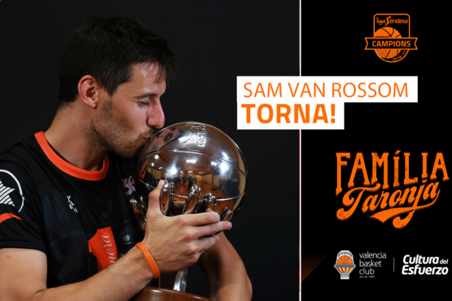 Sam Van Rossom jugará en Valencia Basket.