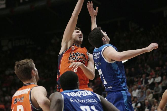 El Valencia Basket ya venció al Burgos en la Fonteta. (Foto: Miguel Ángel Polo)