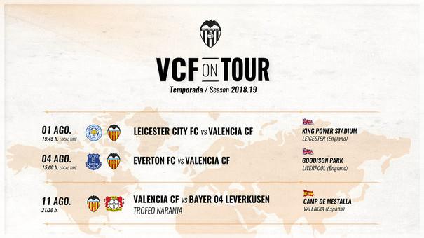 Este es el planning de pretemporada del Valencia CF.
