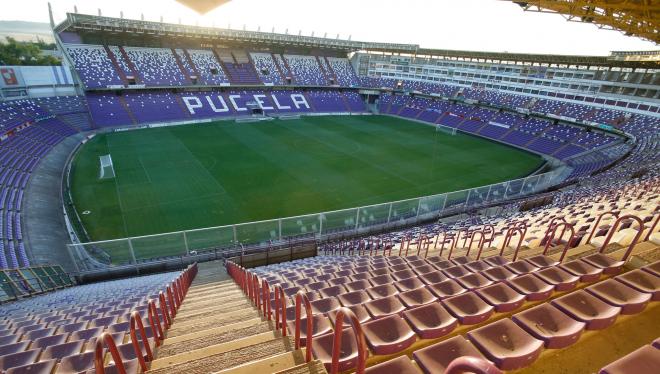 Imagen del estadio José Zorrilla de Valladolid
