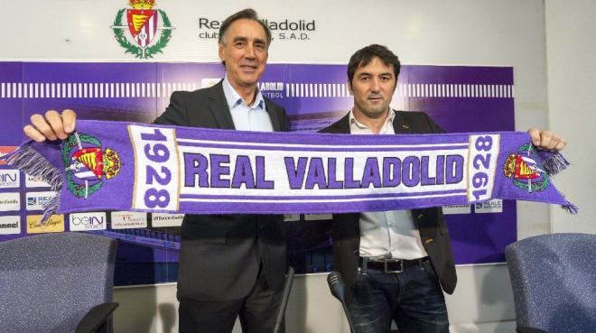 Presentación de Miguel Ángel Portugal como entrenador del Real Valladolid