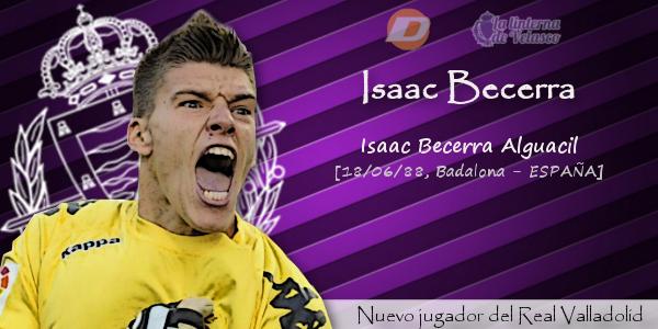 Isaac Becerra será el portero del Real Valladolid para las dos próximas temporadas.