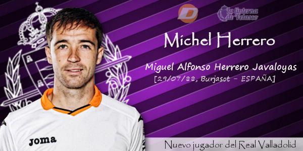 Michel Herrero, nuevo jugador del Real Valladolid para los tres próximos años.