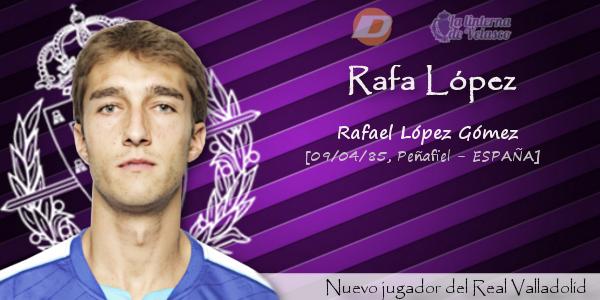 Rafa López regresa al Real Valladolid tras firmar un contrato hasta el año 2019.