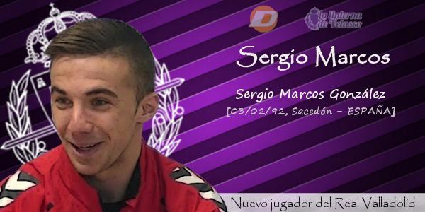 Sergio Marcos, nuevo jugador del Real Valladolid hasta 2019.