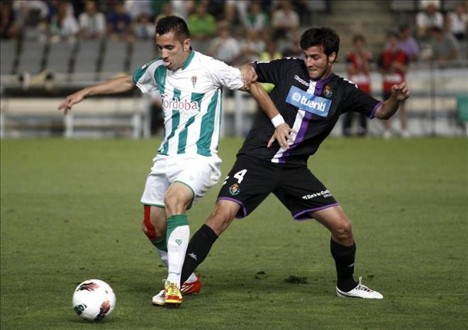 Valiente, en el partido de El Arcángel en 2012.