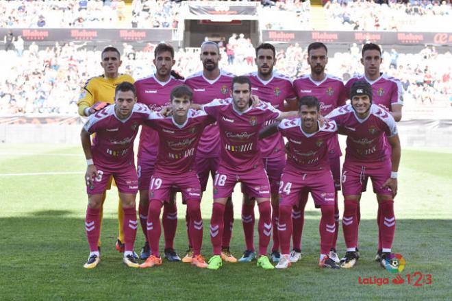 Once titular del Real Valladolid en Vallecas (Foto: LaLiga).
