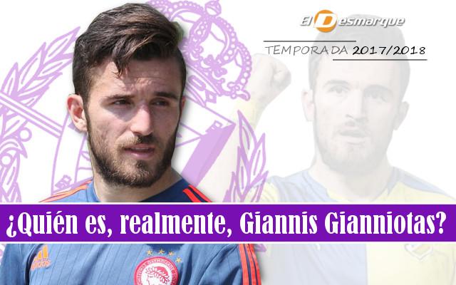 Giannis Gianniotas, atacante griego y nuevo refuerzo para el Real Valladolid 2017/2018.