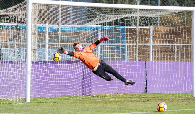 Tanis Marcellán, en su paso por el Pucela (Foto: RV).