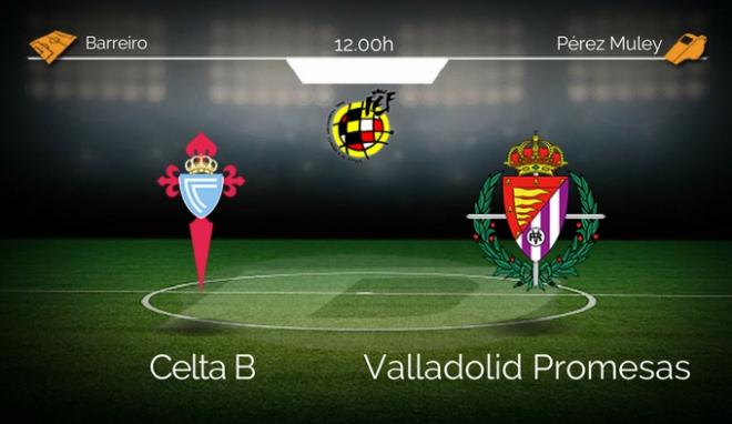 El Real Valladolid Promesas visita al Celta B en Barreiro.