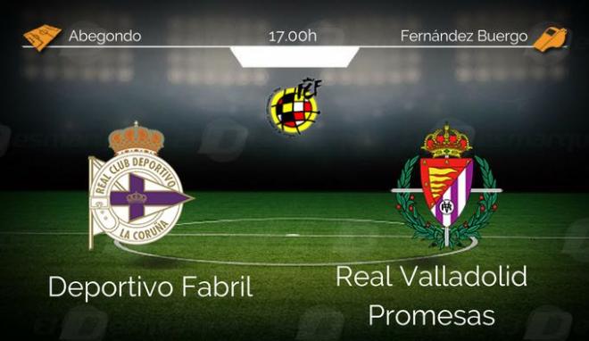 El Deportivo Fabril recibe al Real Valladolid Promesas en la Jornada 8.