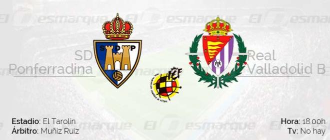 El Real Valladolid Promesas visita a la Ponferradina en la jornada 6.