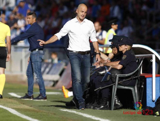 Nano Rivas, en el partido ante el CD Tenerife (Foto: LaLiga).