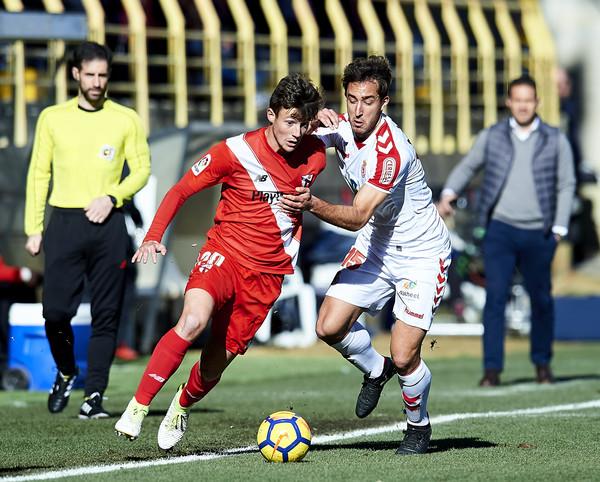 Ángel García ante el Sevilla Atlético (Foto: Zimbio).