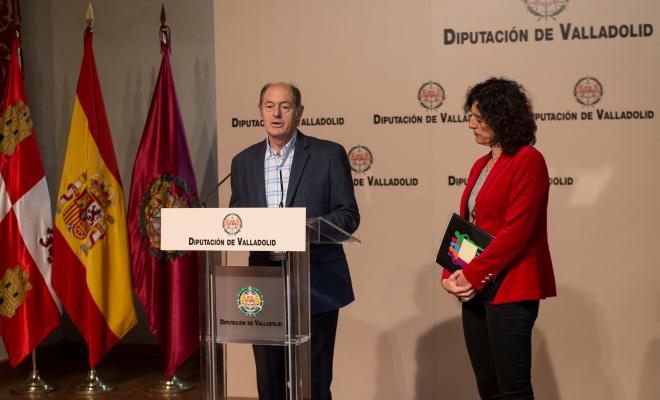 Luis Minguela, durante un acto en la Diputación.