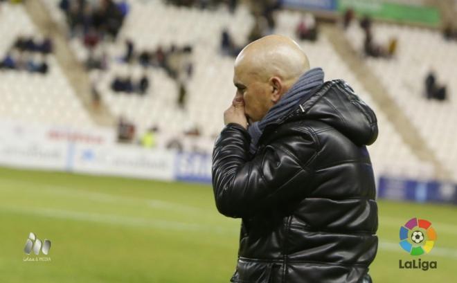 Luis César, durante un encuentro esta temporada.