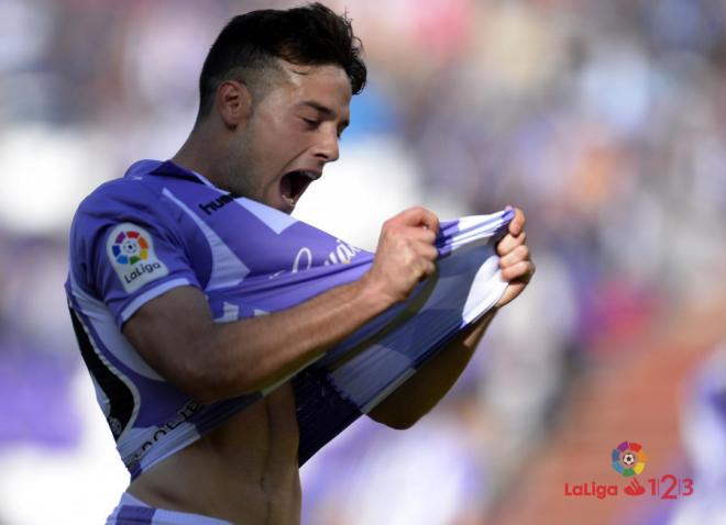 Jose celebra con rabia el tanto del empate (Foto: LaLiga).